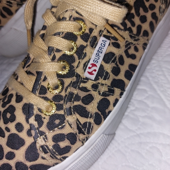 SUPERGA LEOPARD PLATFORM SNEAKERS - Picture 7 of 12